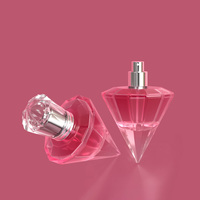 Flacons de parfum en surlyn haute transparence, forme triangulaire, design unique, 30 ml, flacon de parfum de luxe avec boîte