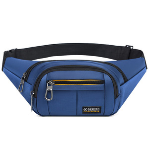 FASHION Men's Waist Bag Oxford Cloth Multi-pocket Outdoor Sports Chest Bag Everyday Use Gray Black Military Green Dark Blue - Product Image 5