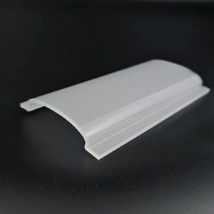 โปรไฟล์พลาสติกทรงครึ่งวงกลมรูปไข่ ท่อพลาสติก ABS กลวง สำหรับตกแต่ง - Product Image 2