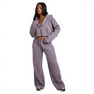 Pantalon de sport long en mélange coton-polyester doublé polaire en fibre de bambou, sur mesure, pour l'entraînement de danse des filles adultes - Product Image 1