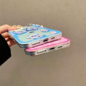 <span class=keywords><strong>Coque</strong></span> de téléphone femme à la mode IMD avec conception de chaîne de sangle pour samsung A14 A04 Inifnix Hot50 <span class=keywords><strong>bijoux</strong></span> chaîne <span class=keywords><strong>coque</strong></span> de téléphone - Product Image 6