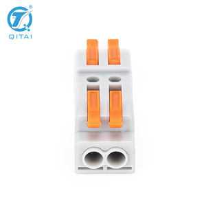 KV233-500 2P 250V 32A Lever <strong>Terminals</strong> Orange Mini Quick <strong>Connector</strong> Automotive Push-In Connection Splicing <strong>Terminal</strong> Blocks Wire - Product Image 2