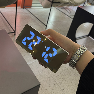 AC-003 mới thời trang đa chức năng nhiệt độ điện tử gương LED báo động kỹ thuật số Đồng hồ bàn bảng đồng hồ với LED hiển thị - Product Image 4