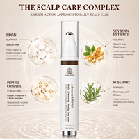 Sérum Capillaire PDRN en Gros pour la Croissance des Cheveux, Roll-On à Bille Métallique, Peptide de Romarin, Densité Capillaire et Soin du Cuir Chevelu, Fournisseur avec Logo Personnalisé, 15ml
