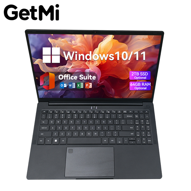 GetMi Touchscreen Core I7 Laptop Type C 65W Quad Core I7 Laptop Ordinateur Portable Core I7
