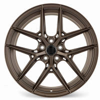 Jantes de 18 pouces Jante de roue tout-terrain 5x112 Roues concaves Jantes de moyeu de roue de voiture en alliage d'aluminium et pneus pour Benz