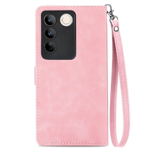 Funda tipo billetera con mariposa y flores para Xiaomi Poco X5/X5 Pro/Redmi 12C, para Redmi K60case con cremallera - Product Image 2