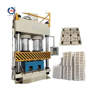 Línea de producción de palés Presswood Máquina de prensa de palés de madera para bagazo
