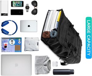 Free sample Convertible <b>Waterproof</b> Sports Computer Bag for Travel, Fashion Roll-Top Folding Backpack for <b>Rucksack</b> Day Pack - Product Image 6