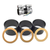 Segment de piston pour compresseur d'air sans huile 76 mm, joint d'étanchéité de haute qualité pour atomiseur et cuve en cuir