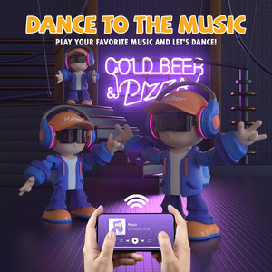 Robot Educativo con IA Meteer, Juguete para Fiestas, Compañero de Baile, Interacción por Voz, Reconocimiento de Ritmo Musical - Product Image 4