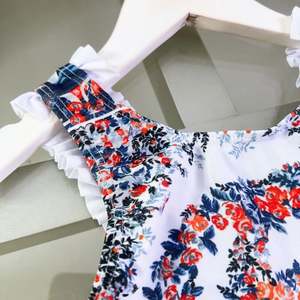 Traje de Baño de Una Pieza con Estampado Floral para Niñas, Marca de Lujo de Diseñador, Ropa Deportiva Sexy y Transpirable, Talla Grande para Niñas - Product Image 5