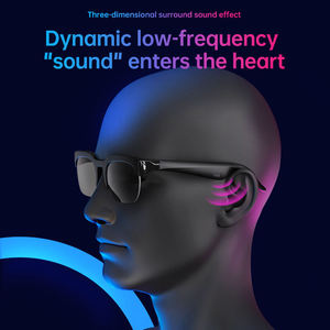 New Arrival <b>Wireless</b> BT Stereo AI Translation Smart Glasses with Music Playback Built-in <b>Mic</b> AI Voice Assistant Smart Sunglasses - Product Image 3