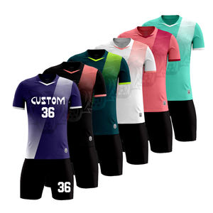 Supplier Pakaian Sepak Bola Cina, Seragam Jersey Sepak Bola Polyester Custom untuk Tim, Kualitas Original, Kaos Sepak Bola Retro - Product Image 4