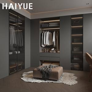 Armarios HAIYUE con Diseño de Doble Almacenamiento, 5 Metros Cuadrados, Puertas Abatibles y Puertas Corredizas, <span class=keywords><strong>Armario</strong></span> Abierto - Product Image 2