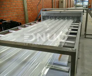 DNUO Fiberglass Panel Machine For GRP Glass Fiber Trapezoid Corrugated Panel