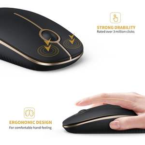 Vssoplor Wireless <b>Mouse</b> 2.4G UltraThin Slim Portable Optical Ergonomic Design Laptop Notebook Quiet <b>Silent</b> Nano Type-C Receiver - Product Image 6