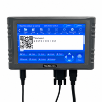 Machine de codage industrielle en ligne Yaomatec 12,7 mm pour codes-barres, codes QR, dates et données variables par jet d'encre pour emballages en carton, plastique et bois