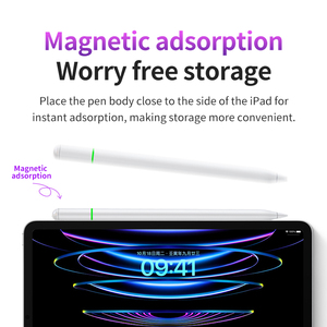 ปากกาสไตลัส iPad Pencil รุ่นที่ 2 แบบไร้สาย ชาร์จแม่เหล็ก ราคาโรงงาน 721  สำหรับแท็บเล็ต  แบบแอคทีฟ  วัสดุพลาสติก อลูมิเนียม  รองรับการเอียง - Product Image 3
