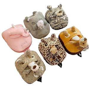 Mochila de dibujos animados de alta calidad personalizada al por mayor, animal bonito, poliéster suave, anime, tigre de peluche, mini mochila escolar con muñeca para niños - Product Image 1
