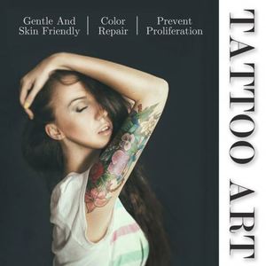 Crème réparatrice de tatouage EELHOE, fixation de la couleur du tatouage, nettoyage doux, hydratation de la peau, crème réparatrice de tatouage pour estomper le tatouage - Product Image 2
