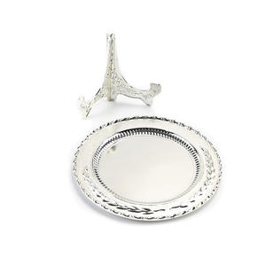 Piatti personalizzati in lega di zinco ottone <span class=keywords><strong>Texture</strong></span> in metallo goffrato con targa premio in alluminio Souvenir piatti rotondi per piatto Souvenir regalo - Product Image 5