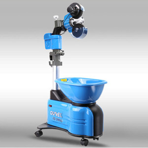 Máquina lanzapelotas de tenis de mesa Oukel Tb2701e6, automática, de pie, con 9 ajustes de ángulo para entrenamiento en casa - Product Image 1