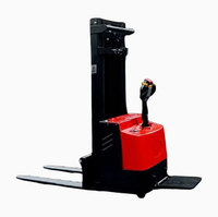 Chariot élévateur électrique Worui de qualité export avec batterie au plomb-acide et pneus en polyuréthane, certifié CE ISO, pour utilisation en intérieur