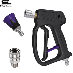 Pistolet à eau haute pression Sulai Machinery 4500Psi FR 008, nettoyeur de voiture manuel avec plusieurs buses pour le lavage de voitures et l'entretien des jardins - Product Image 1