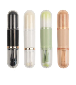 ชุดแปรงแต่งหน้าสำหรับเดินทางสีชมพูแบบ4-in-1ชุดแปรงแต่งหน้าโลโก้ตามสั่ง - Product Image 5