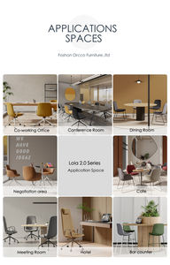 Diseño Home Office Manager Director habitación giratoria Oficina tela tapizada Conferencia ocio Oficina invitado visitante silla - Product Image 6
