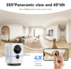 <span class=keywords><strong>กล้อง</strong></span>วงจรปิดภายในอาคาร 4G พร้อมซิมการ์ด ความละเอียด 2K แบตเตอรี่ 7800mAh <span class=keywords><strong>กล้อง</strong></span> PTZ <span class=keywords><strong>ไม่</strong></span>มี Wifi สำหรับเด็ก/สัตว์เลี้ยง/ผู้สูงอายุ/รถบ้าน/ตั้งแคมป์ - Product Image 5