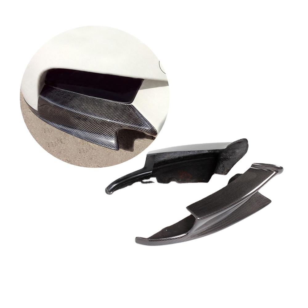 Paraurti anteriore Lip Splitter compatibile for BMW Serie 3 E90 320i 330i 316d 320d M-Tech LCI 2009-2012 Body Kit Splitter Sport Esterno Tuning (Color : Carbon Look