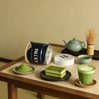 Boîte à thé matcha personnalisée en usine, 30g 50g, double couvercle hermétique, pour poudre de matcha, épices et herbes, emballage en métal