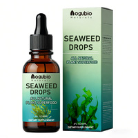 Cápsulas de Musgo Marino, Aceite de Semilla Negra, Ashwagandha y Raíz de Bardana, Suplemento de Marca Privada OEM, Apoyo Inmunológico, Energía, Limpieza y Desintoxicación