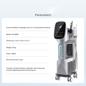 Máquina Hidrofacial 9 en 1 Profesional para Spa, Máquina de Microdermoabrasión Hidráulica para Esteticistas con Pulverizador de Oxígeno - Product Image 2