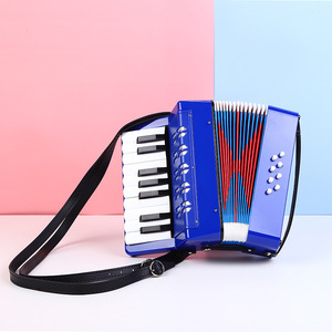 Acordeón Infantil de 17 Teclas y 8 Bajos, Mini Teclado Portátil, Instrumento Musical para Niños Principiantes, con Correa Ajustable - Product Image 4
