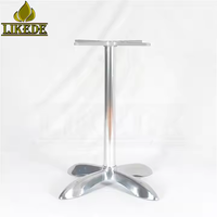 Socle de table en aluminium avec cadre croisé pliable |   Pieds de table en métal sur mesure pour restaurant et usage extérieur