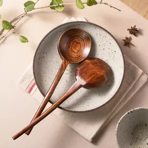 Hoye Crafts Wooden Spoon Creative Kitchen Tools Utensils Funny Wooden Cooking Spoon