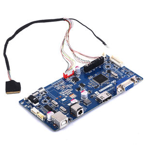 Pantallas de monitor de pantalla táctil capacitiva industrial con placa de controlador de interfaz USB VGA - Product Image 3