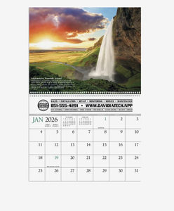 Calendarios <span class=keywords><strong>de</strong></span> Pared Personalizados 2027, Calendarios Promocionales con Logotipo Personalizado, Regalo al por Mayor <span class=keywords><strong>de</strong></span> Alta Calidad Premium - Product Image 1