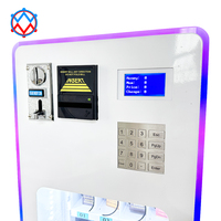 Distributeur automatique mural extérieur standard européen avec écran tactile 7 pouces pour snacks et boissons, blanc, SDK, télécommande
