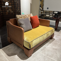 Ensemble de canapés modernes pour salon, fabrication Foshan, haute qualité, mobilier de maison avec table basse pour projets de villas et d'hôtels