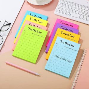 Colorful Fluorescent Sticky Notes Planning List Shopping List Adhesive <b>Memo</b> <b>Pads</b> Essential Back-to-School Office Supplies for - Product Image 1