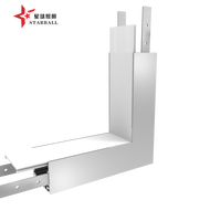 Profilé lumineux LED linéaire encastré au plafond carré de 9075 mm, série 6000, aluminium anodisé, surface IP20, garantie 5 ans, utilisation en bureau