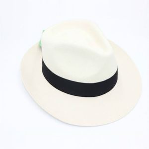 Chapeau Fedora Unisexe en Feutre de Laine Fait Main avec Large Bande et Ruban, Style Extérieur pour Adultes, Chapeau Fedora à Large Bord pour Hommes et Femmes - Product Image 6