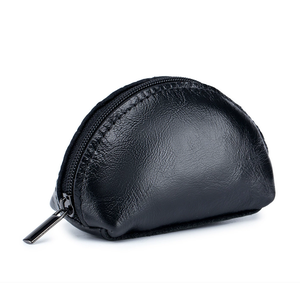 Monedero Pequeño de Cuero Genuino con Cremallera para Monedas, Bolsa de Almacenamiento Pequeña para Niñas - Product Image 6