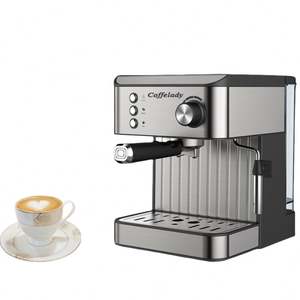 Petite machine à expresso électrique professionnelle pour usage domestique avec filtre en acier inoxydable - Product Image 4
