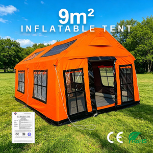 เต็นท์หลังคาเป่าลมกันน้ำ 1500-2000 มม. 3x3 เมตร ชั้นเดียว กางเร็ว สำหรับ 5-6-7 คน ผ้า Oxford สำหรับกิจกรรมกลางแจ้ง - Product Image 1