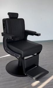 Chaise de coiffure de luxe décontractée, chaise de salon de coiffure haut de gamme, chaise robuste, chaise de coiffure, chaise à revêtement huilé, chaise rétro - Product Image 6